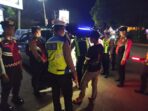 Polres Lampung Utara Gelar Penyekatan di Bundaran Tugu Alamsyah RPN
