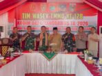 Kasrem 043/Gatam Sambut Tim Wasev Pusterad Tinjau Lokasi TMMD ke-128