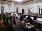 Dukung Ketahanan Pangan, Polres Lampung Utara Gelar Rakor Penerimaan Bantuan KUR Himbara