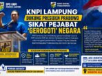 KNPI Lampung Dukung Presiden Prabowo Sikat Pejabat ‘Gerogoti’ Negara