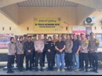 Pamatwil Polres Lampung Utara, Kasi Humas Cek Kehadiran dan Kesiapan Personel Polsek Kotabumi Kota