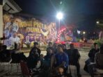 Babinsa Kodim 0410/KBL Gelar Nobar di Berbagai Titik Strategis