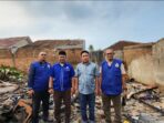 Rumah Warga Rajabasa Ludes Terbakar, PAN Kota Bandar Lampung Salurkan Bantuan