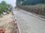 Genjot Akses Ekonomi Warga, Satgas TMMD Kodim 0410/KBL Percepat Pengecoran Jalan Nangka