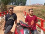 Brimob Lampung Bangun Jembatan Penghubung, Warga Rasakan Manfaatnya