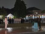 Sekdaprov Ikuti Apel Kehormatan dan Renungan Suci rangkaian HUT ke-81