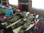 Korem 043/Gatam Gelar Donor Darah Sambut HUT Ke-79