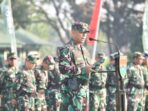 Danrem 043/Gatam Motivasi Kontingen Balakrem dan Yonif 143/TWEJ pada Pembukaan Lomba Binsat Kodam XXI/Radin Inten