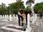 Danrem 043/Gatam Hadiri Ziarah Dan Bakti Kesehatan HUT Ke-1 Kodam XXI/Radin Inten