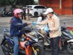 Antisipasi Dampak Abu Vulkanik, PKS Bandar Lampung Bagikan 8.000 Masker Gratis kepada Pengendara