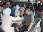 Semarak HUT ke-81 TNI, Kodam XXI/Radin Inten Gelar Baktikes di Lapangan Saburai