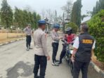 Si Propam Polres Lampung Utara Periksa Kelengkapan Kendaraan Personel
